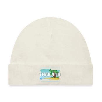 Thailand - Baby Premium Organic Mütze - Naturweiß - Vorne
