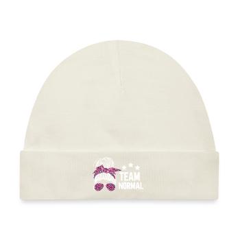 Team Normal - Baby Premium Organic Mütze - Naturweiß - Vorne