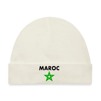 Marokko - Baby Premium Organic Mütze - Naturweiß - Vorne