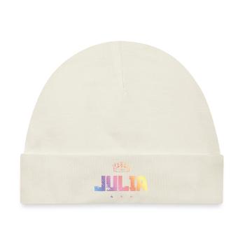 Julia - Baby Premium Organic Mütze - Naturweiß - Vorne