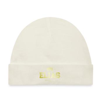 Elias - Baby Premium Organic Mütze - Naturweiß - Vorne