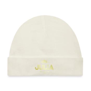 Julia - Baby Premium Organic Mütze - Naturweiß - Vorne