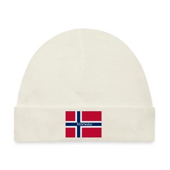 Norway - Baby Premium Organic Mütze - Naturweiß - Vorne