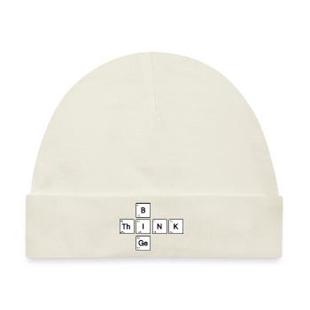 Think Big (Weiß) - Baby Premium Organic Mütze - Naturweiß - Vorne