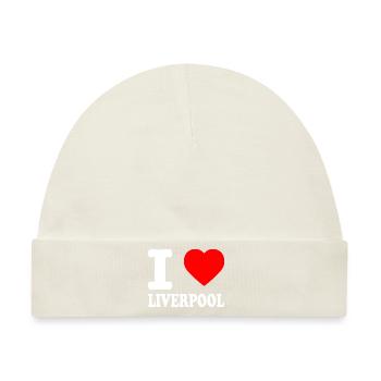 Liverpool - Baby Premium Organic Mütze - Naturweiß - Vorne