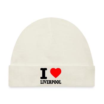 Liverpool - Baby Premium Organic Mütze - Naturweiß - Vorne