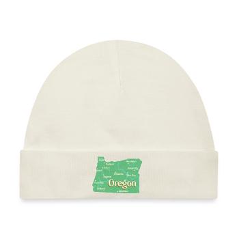 Sehenswürdigkeiten Oregon für stolze Oregonianer - Baby Premium Organic Mütze - Naturweiß - Vorne