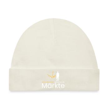 reiche Menschen ahnen Märkte - Baby Premium Organic Mütze - Naturweiß - Vorne