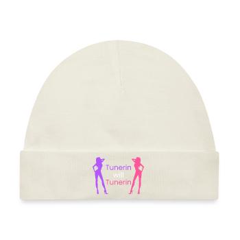 Tunerin will Tunerin - Baby Premium Organic Mütze - Naturweiß - Vorne