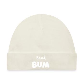 Beach Bum - Beach - Baby Premium Organic Mütze - Naturweiß - Vorne