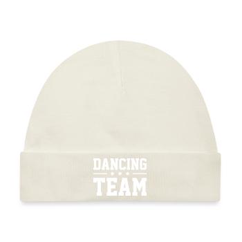 Dancing Team - Baby Premium Organic Mütze - Naturweiß - Vorne
