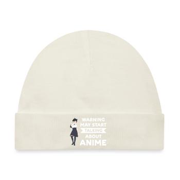 Anime merch Anime Anime Merchandise Geschenk - Baby Premium Organic Mütze - Naturweiß - Vorne