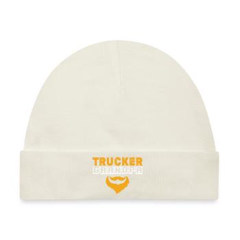 trucker opa spruch - Baby Premium Organic Mütze - Naturweiß - Vorne