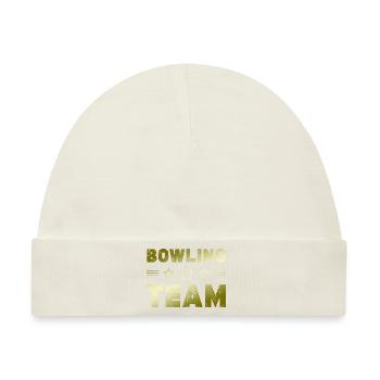Bowling Team - Baby Premium Organic Mütze - Naturweiß - Vorne