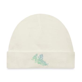 Herren Bobbahn Bob fahren Bob Damen Zweierbob - Baby Premium Organic Mütze - Naturweiß - Vorne