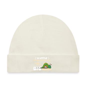 Raupe - Baby Premium Organic Mütze - Naturweiß - Vorne