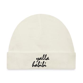 Yalla habibi - Baby Premium Organic Mütze - Naturweiß - Vorne