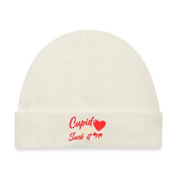 Cupid Can Suck It 4 - Baby Premium Organic Mütze - Naturweiß - Vorne