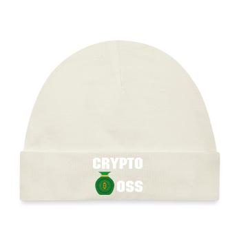 Bitcoin Trading Crypto Aktien - Baby Premium Organic Mütze - Naturweiß - Vorne