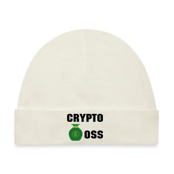 Bitcoin Trading Crypto Aktien - Baby Premium Organic Mütze - Naturweiß - Vorne