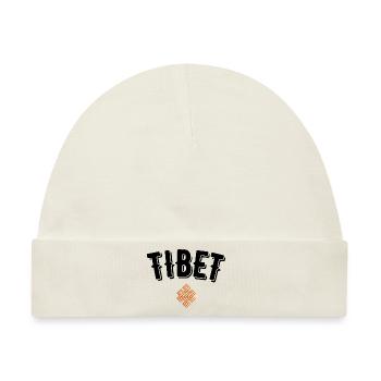 Tibet - Baby Premium Organic Mütze - Naturweiß - Vorne