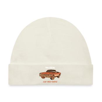 I'm A Real Car-Ma-Sutra Funny Retro Car Lover - Baby Premium Organic Mütze - Naturweiß - Vorne