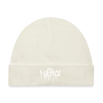 mainz,graffiti,schrift - Baby Premium Organic Mütze - Naturweiß - Vorne