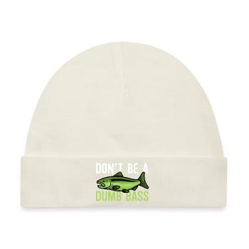 Sei kein Dumping-Bass - Baby Premium Organic Mütze - Naturweiß - Vorne