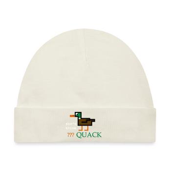 Enten-Quacksalber - Baby Premium Organic Mütze - Naturweiß - Vorne