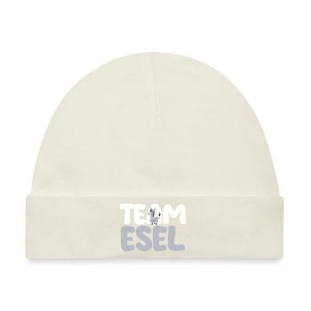 Esel - Baby Premium Organic Mütze - Naturweiß - Vorne