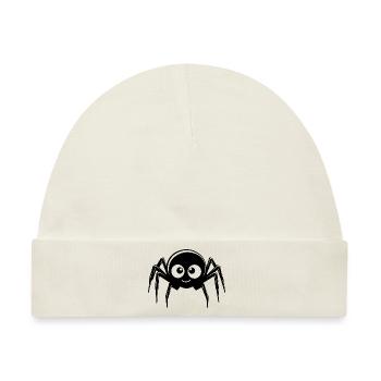 Spinne Spinnen Tiere - Baby Premium Organic Mütze - Naturweiß - Vorne