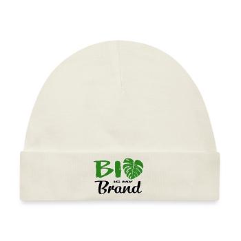 Bio is my Brand - Baby Premium Organic Mütze - Naturweiß - Vorne