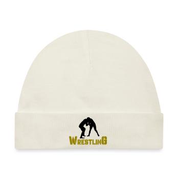 wrestling - Baby Premium Organic Mütze - Naturweiß - Vorne