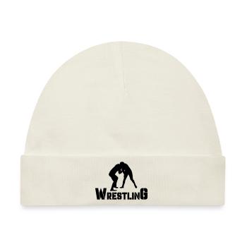 Wrestling - Baby Premium Organic Mütze - Naturweiß - Vorne