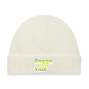 ragga vibe - Baby Premium Organic Mütze - Naturweiß - Vorne
