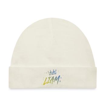 Liam - Baby Premium Organic Mütze - Naturweiß - Vorne