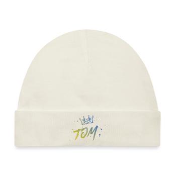 Tom - Baby Premium Organic Mütze - Naturweiß - Vorne