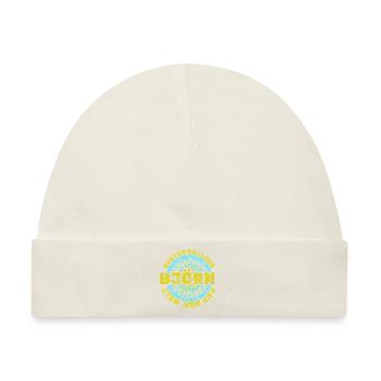 Vorname Björn - Baby Premium Organic Mütze - Naturweiß - Vorne