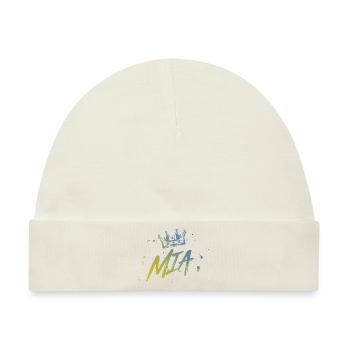 Mia - Baby Premium Organic Mütze - Naturweiß - Vorne