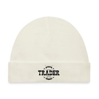 Trader Beruf - Baby Premium Organic Mütze - Naturweiß - Vorne