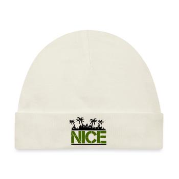 nice - Baby Premium Organic Mütze - Naturweiß - Vorne