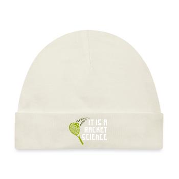 Das ist Racket Science - Baby Premium Organic Mütze - Naturweiß - Vorne