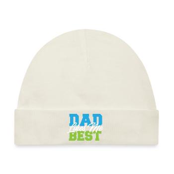 Dad Likes Me Best Daddy's Favorite Child Funny - Baby Premium Organic Mütze - Naturweiß - Vorne