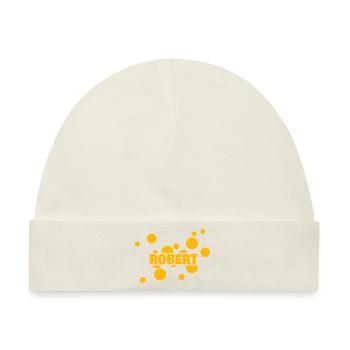 Robert als Robert - Baby Premium Organic Mütze - Naturweiß - Vorne