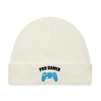 pro gamer - Baby Premium Organic Mütze - Naturweiß - Vorne