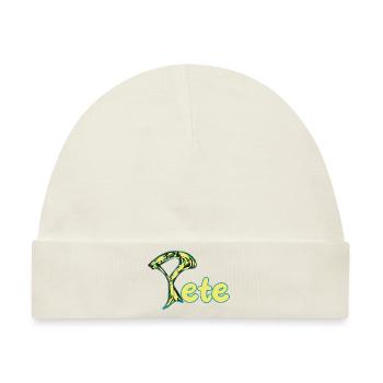 Pete - Baby Premium Organic Mütze - Naturweiß - Vorne