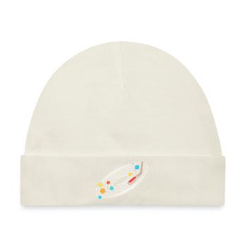 Universum Sonnensystem - Baby Premium Organic Mütze - Naturweiß - Vorne