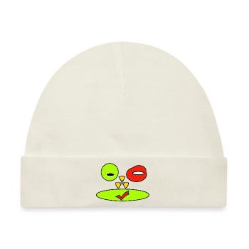 Außerirdischer - Baby Premium Organic Mütze - Naturweiß - Vorne