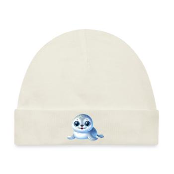 Robbe - Baby Premium Organic Mütze - Naturweiß - Vorne