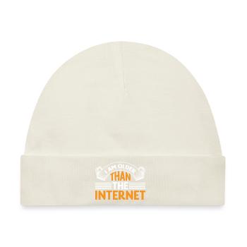 I Am Older Than The Internet 7 - Baby Premium Organic Mütze - Naturweiß - Vorne